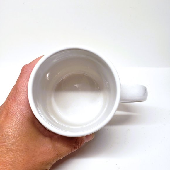 1997 Coca-Cola Mug Polar Bear Sunglasses Christmas Stars Gibson Vintage - Picture 4 of 9